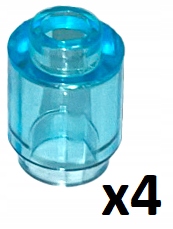 

Lego 3062b Brick Round Trans Light Blue 4 szt. N