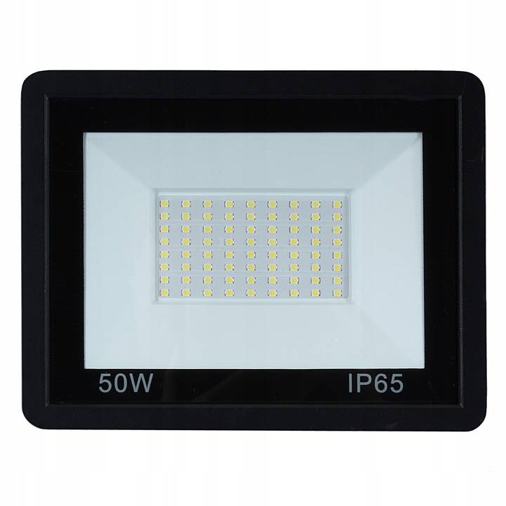 Naświetlacz LED halogen reflektor czarny 50W Kod producenta 338