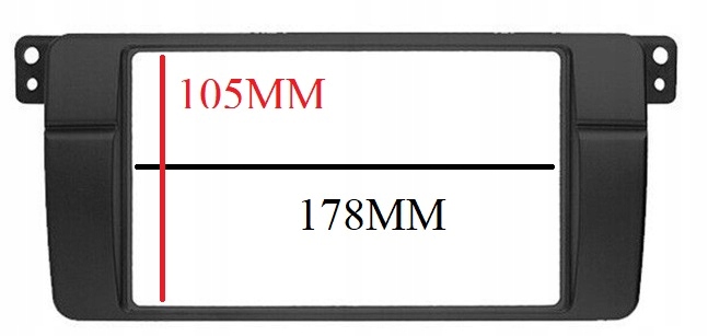 RAMKA DO RADIA 2 DIN BMW E46 1998-2005 Producent części Projack