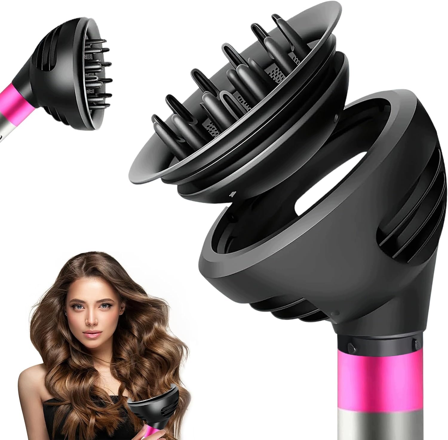 Nasadka Dyfuzora Do Dyson Airwrap, 2 W 1 Suszarka Do Włosów.