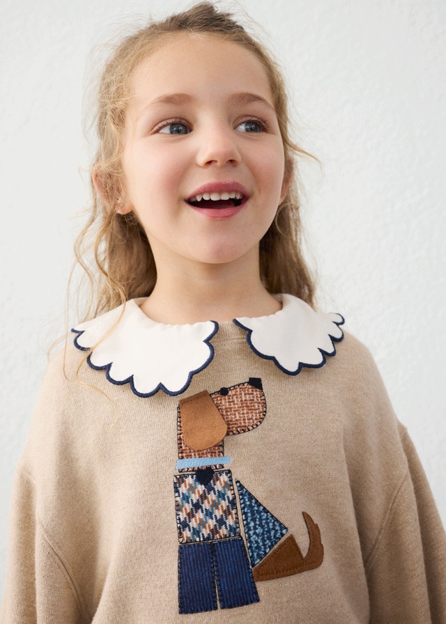 Domekmody Mayoral 4406 Bluza Dog dla dziewczynki rozmiar 122