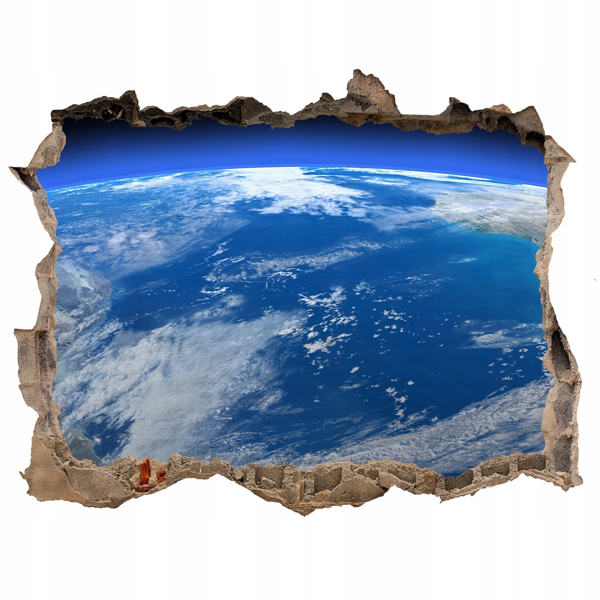 

Foto zdjęcie dziura ścienna Planeta Ziemia 120x81