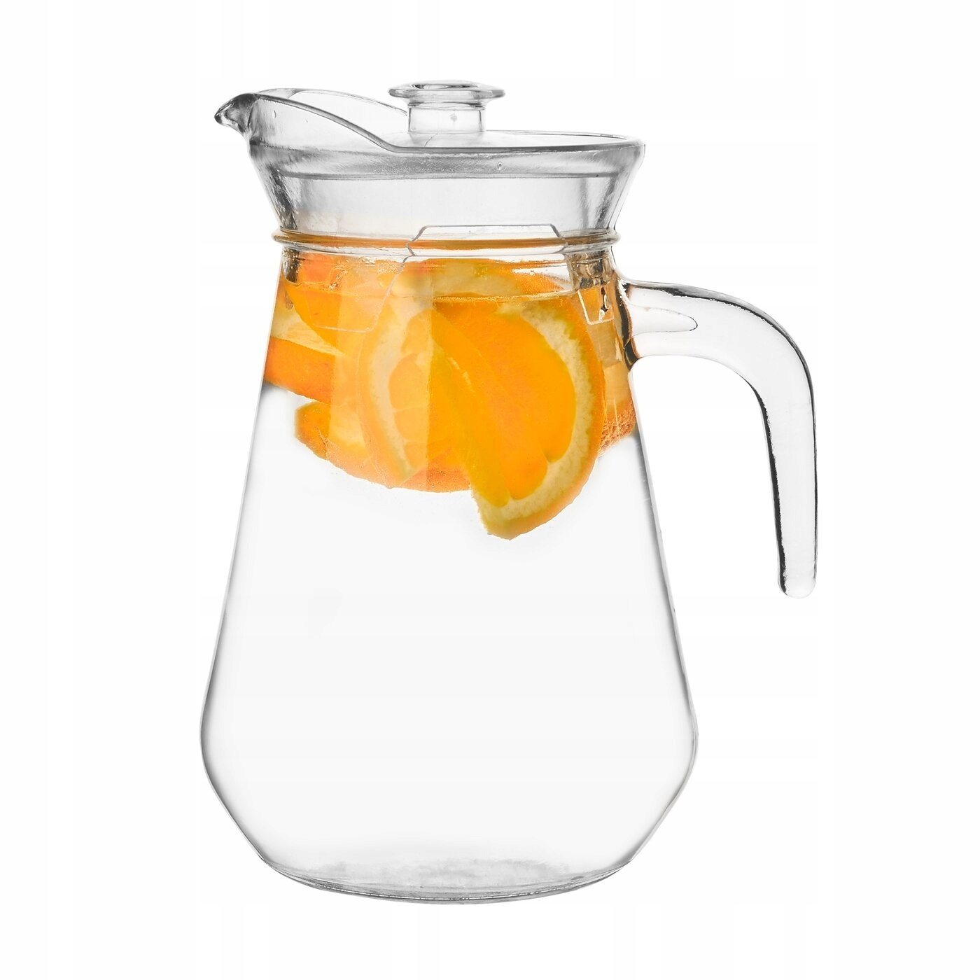 

Dzbanek szklany Z Pokrywką na lemoniadę sok 1,3L