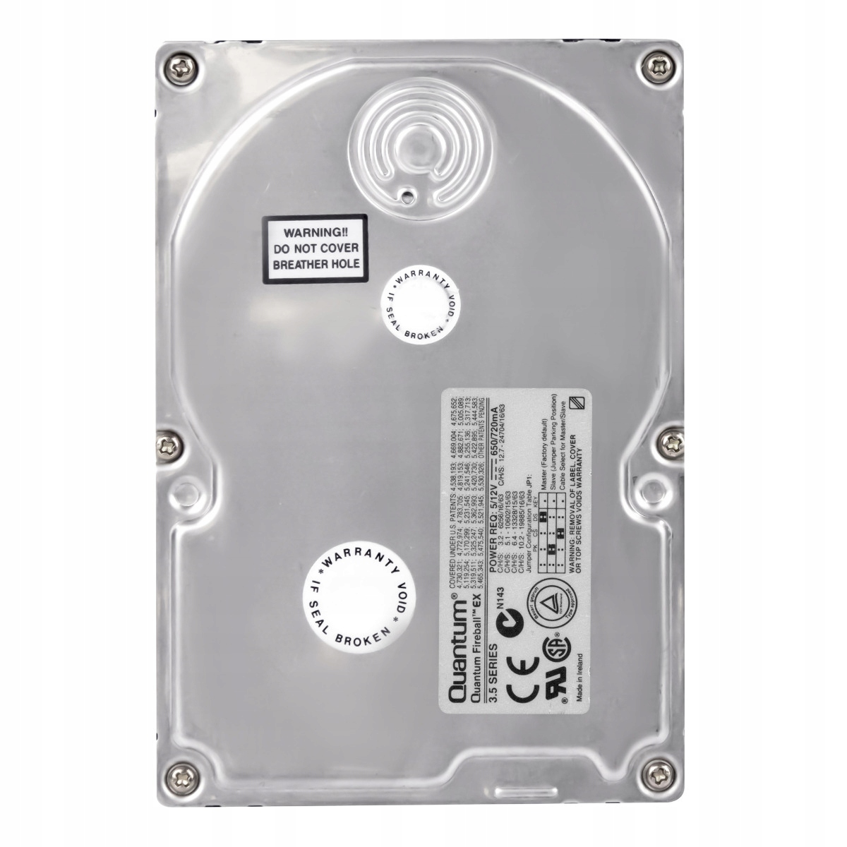 Quantum Fireball Ex 6.4GB 5.4K Ata 3.5'' EX64A012