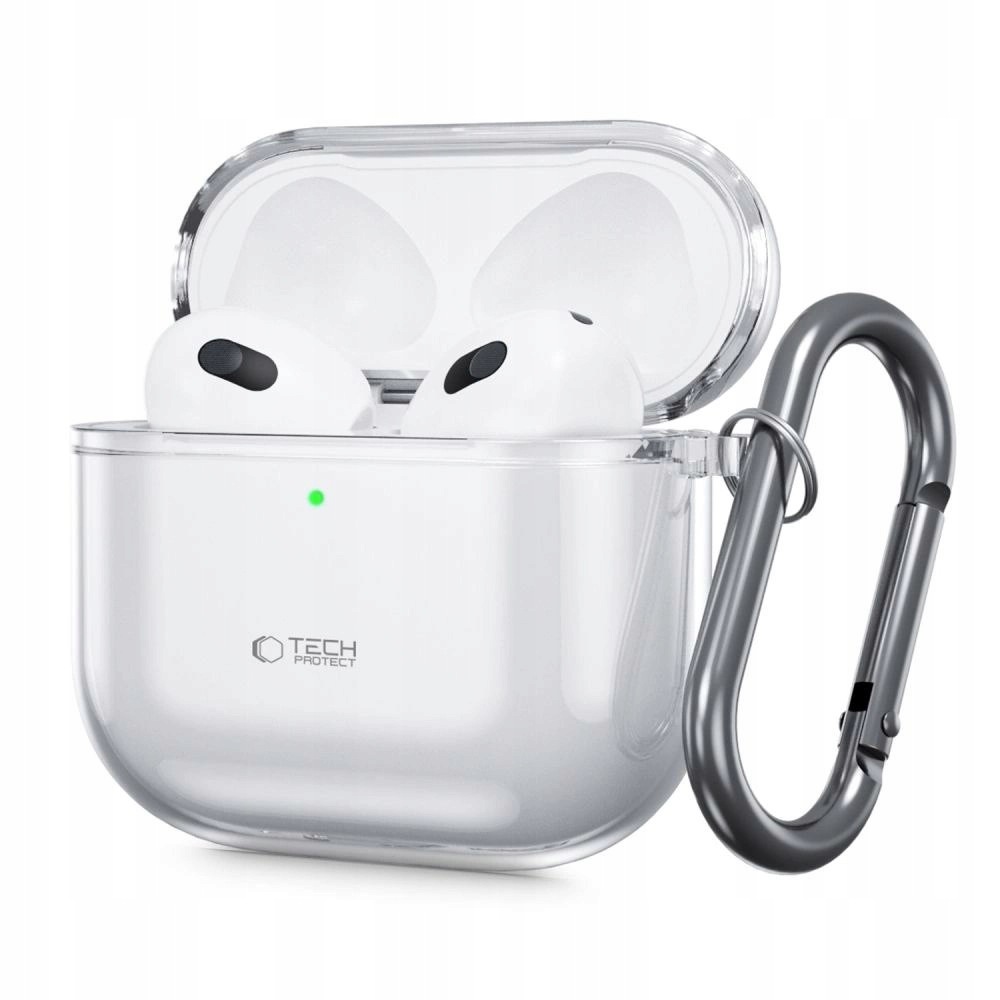 Etui Tech-Protect FLEXAir na Apple AirPods 4 przezroczyste