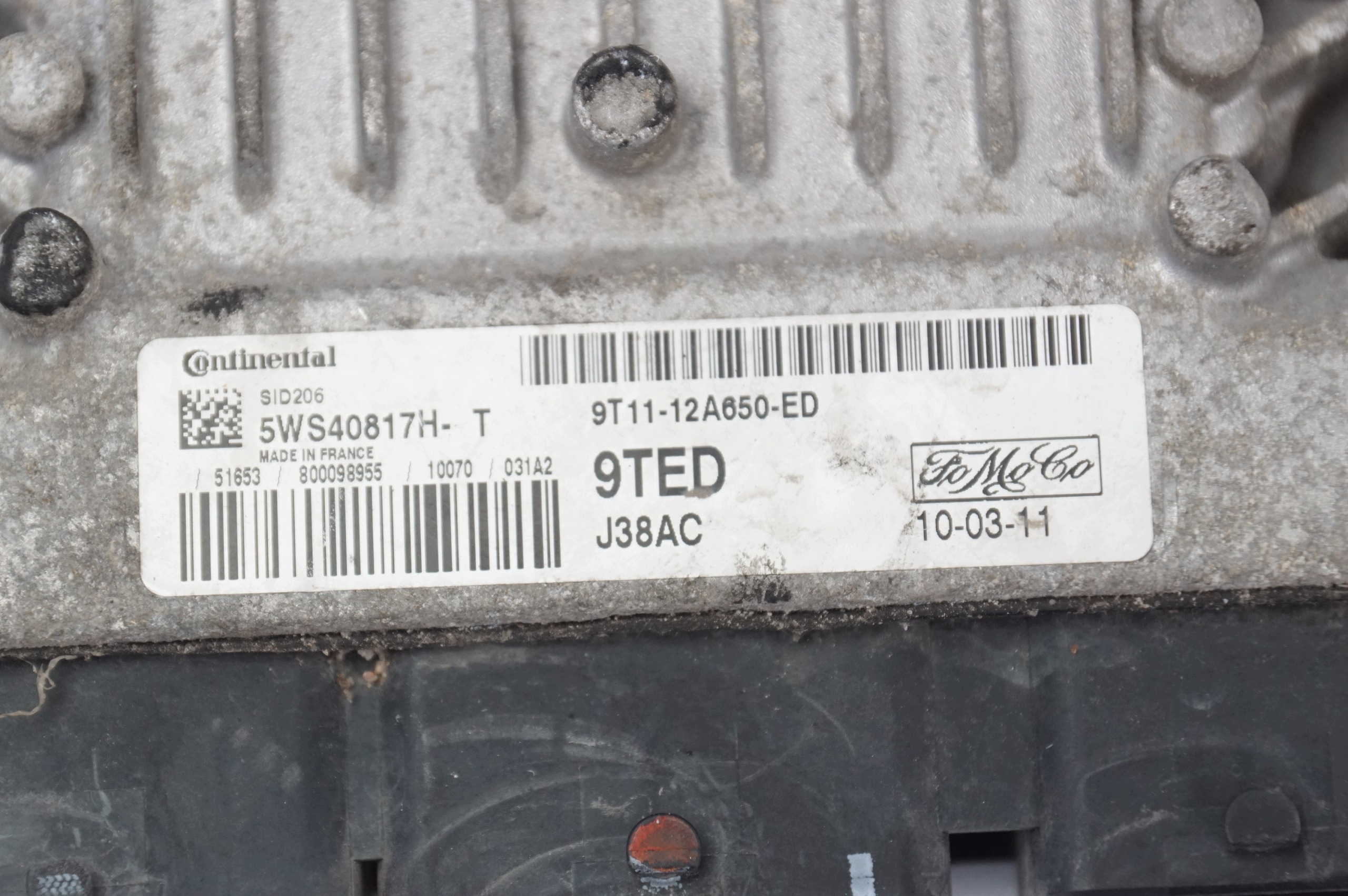 computer Motore ECU 9T1112A650ED FORD TOURNEO CONNECT