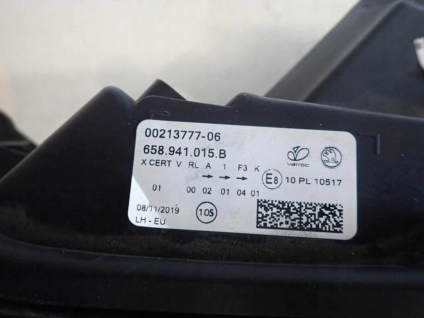 light front front left SKODA KAMIQ 2019- FULL LED 658941015B