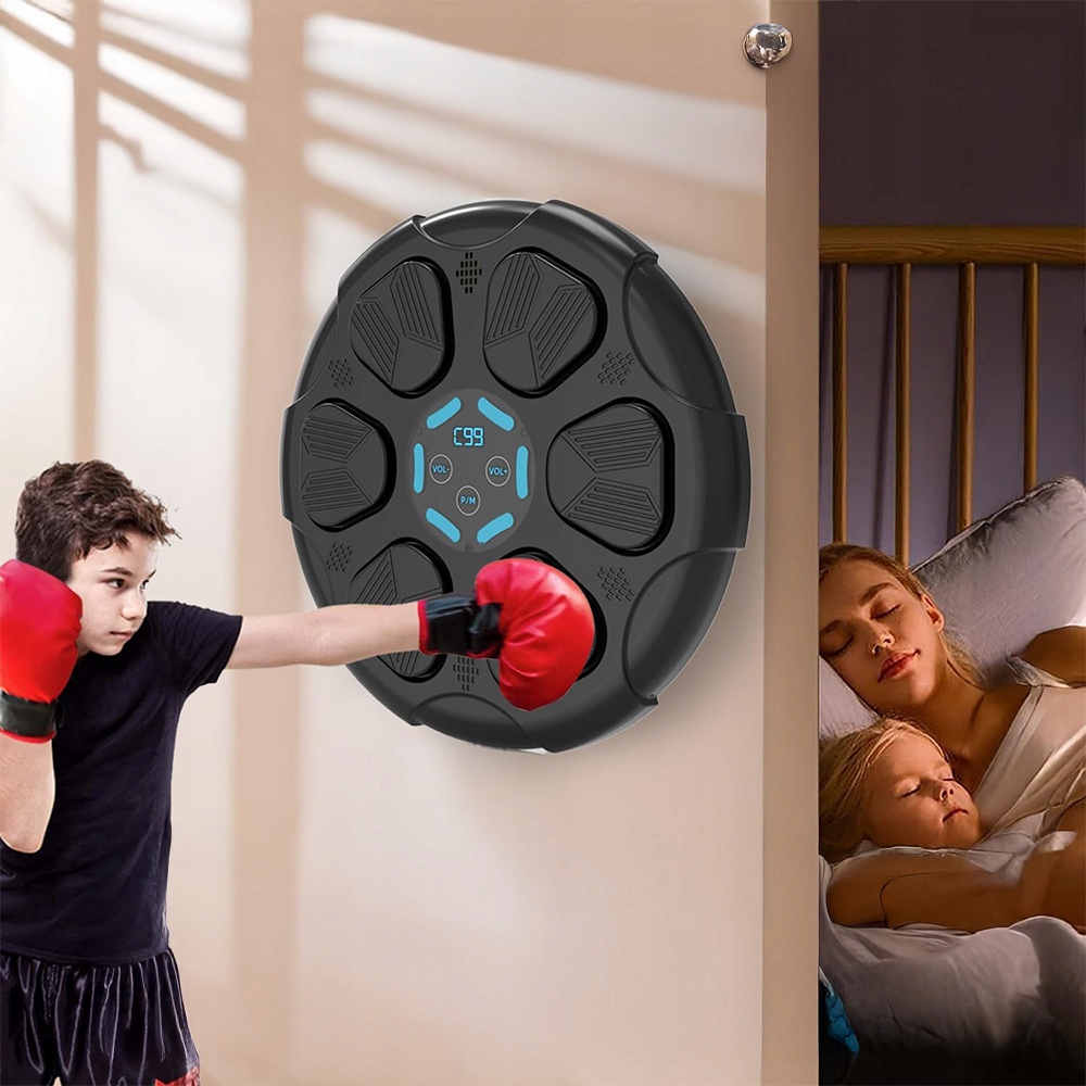 Music Boxing Machine Ściana Bokserska Muzyczna Tarcza Bluetooth Rękawice