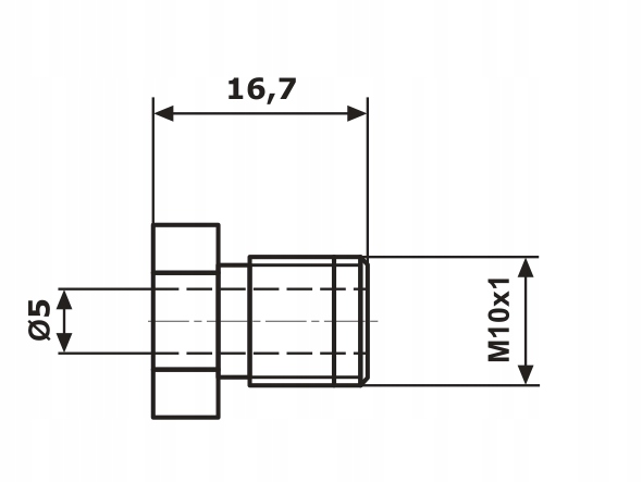 KOŃCÓWKA PRZEW. HAMULCOWEGO 10x1 [K.39] Producent części Spyra