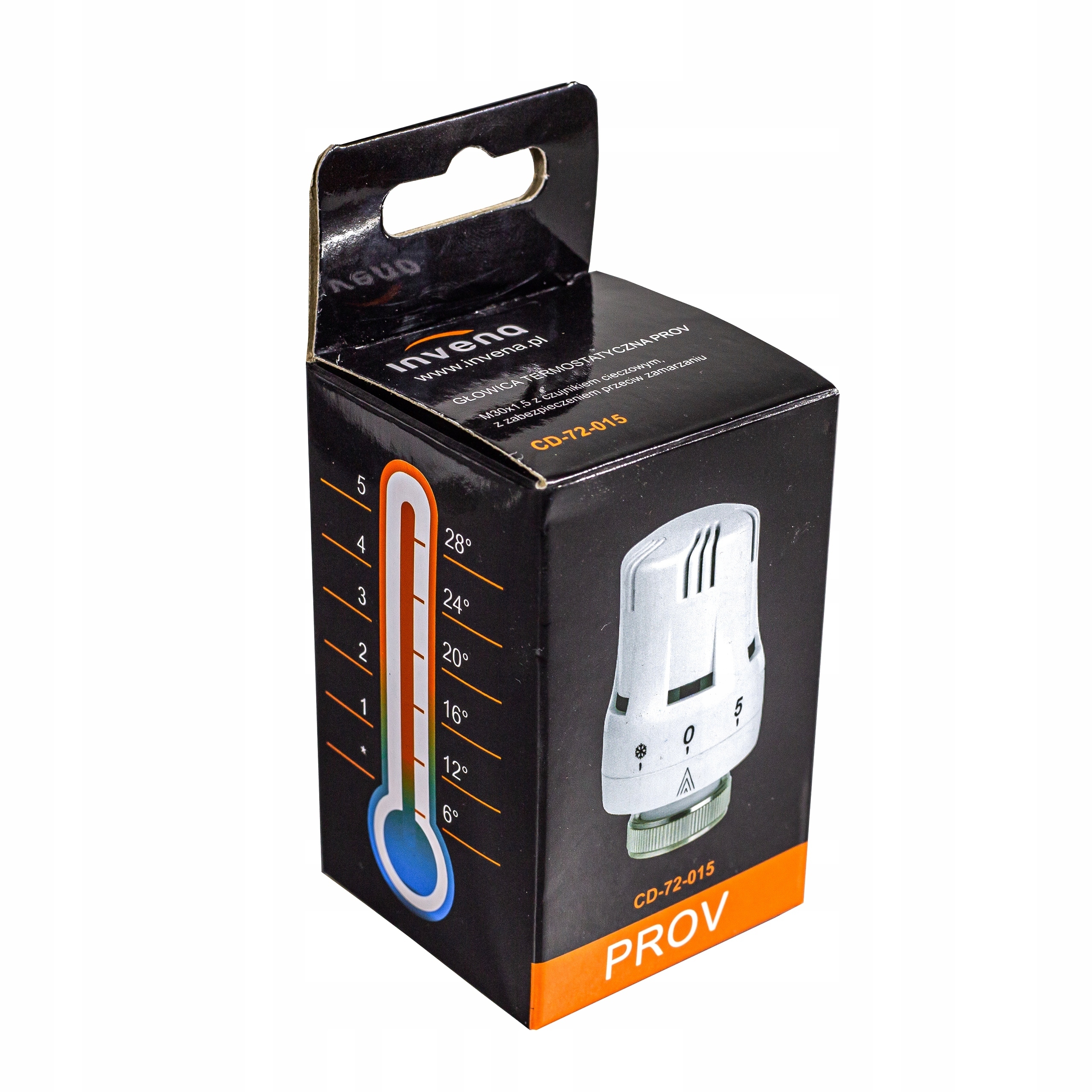 GŁOWICA TERMOSTATYCZNA M30 x 1.5 DO GRZEJNIKA Kod producenta CD-72-015