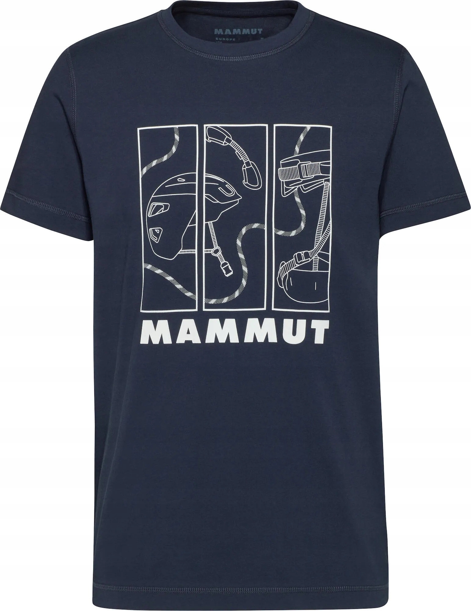Tričko Mammut Mammut Core T-Shirt Men Gear marine tmavě modré XL pohodlí