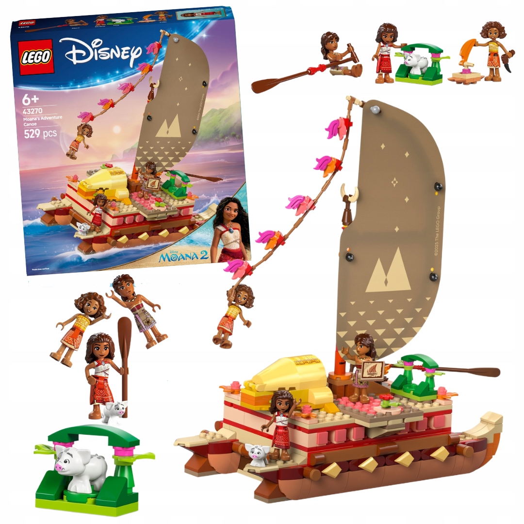 Lego 43270 Disney Kajakové dobrodružství Vaiany Vaiana 2
