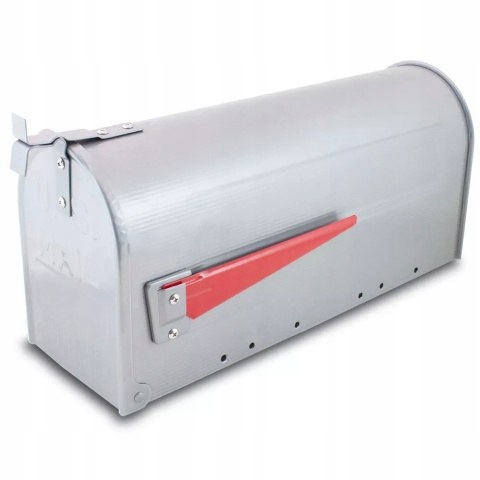 poštovní schránka v americkém stylu Stříbrná Usa s vlajkou