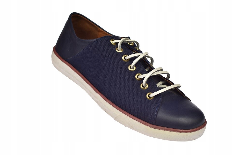 Pánské kožené polobotky, elegantní ležérní tenisky Polské M02 vel
