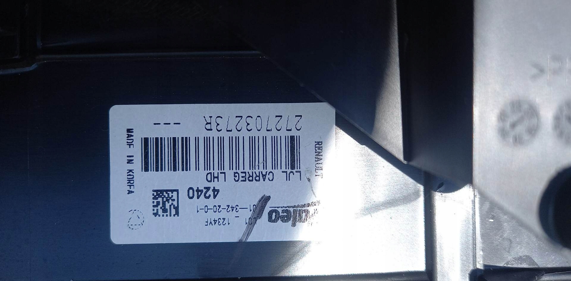 ohřívač ventilátor RENAULT ARKANA 272704163R