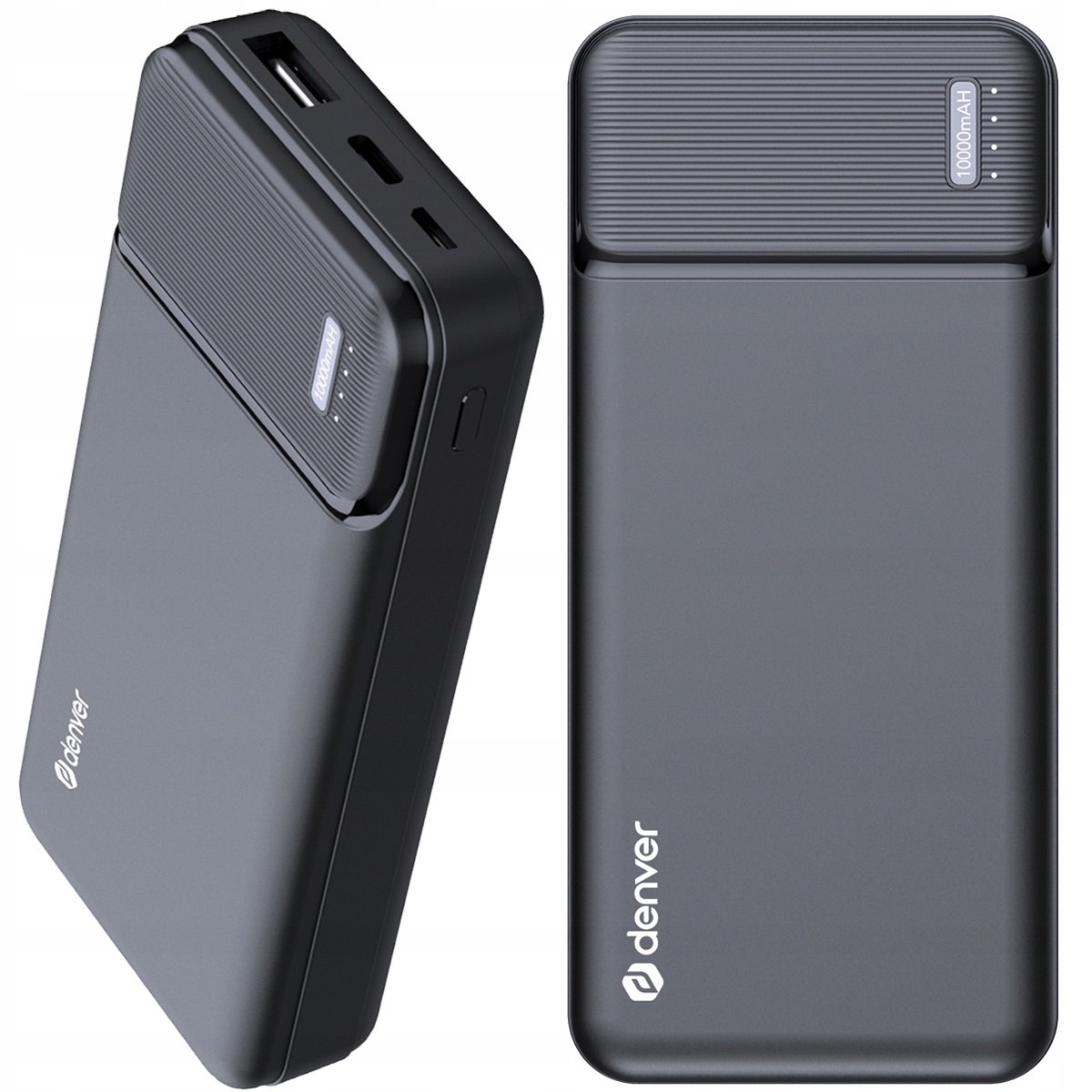 Powerbanka 10000 mAh s Led a MicroUSB kabelem Denver