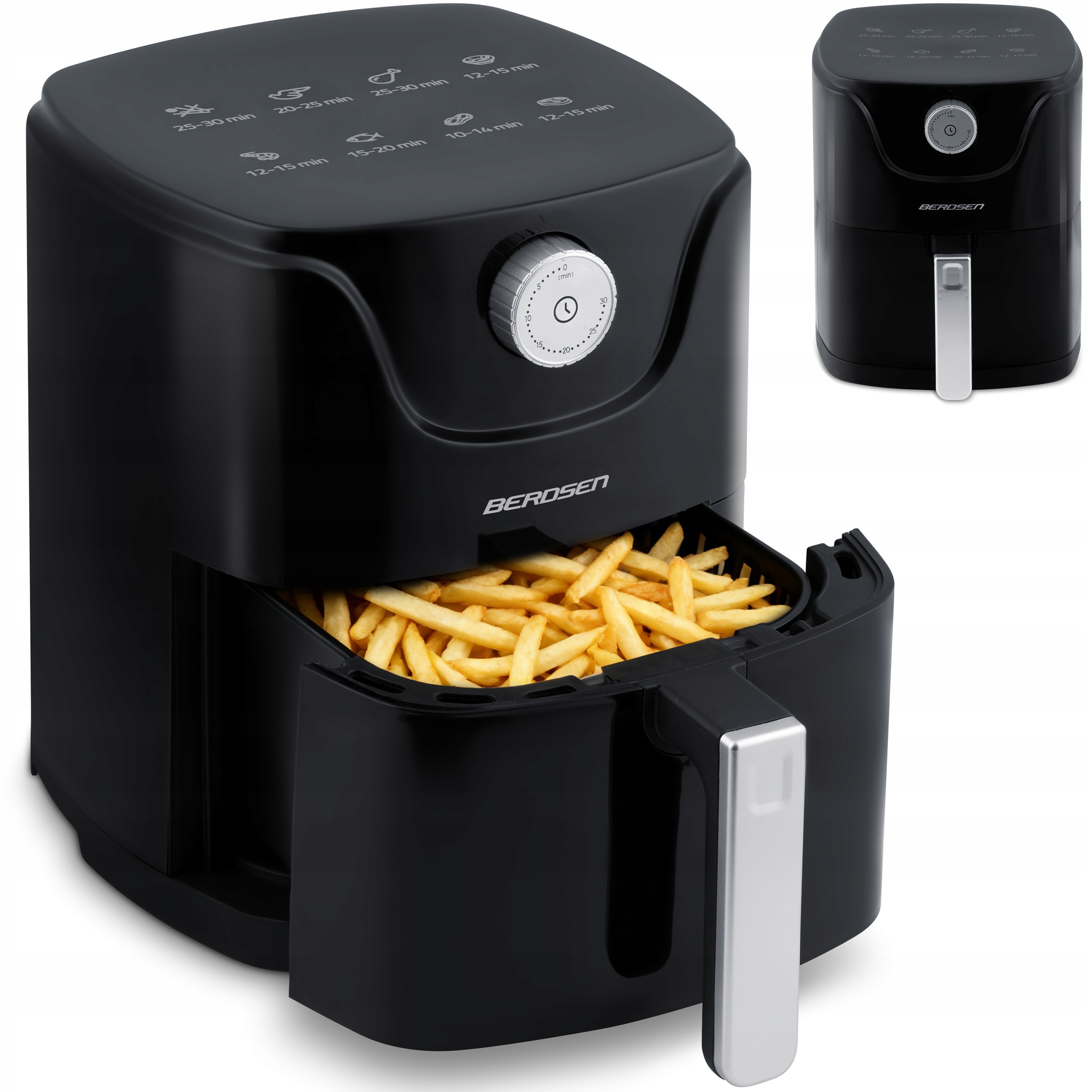 Frytkownica Beztłuszczowa Frytownica Air Fryer Mocna Berdsen