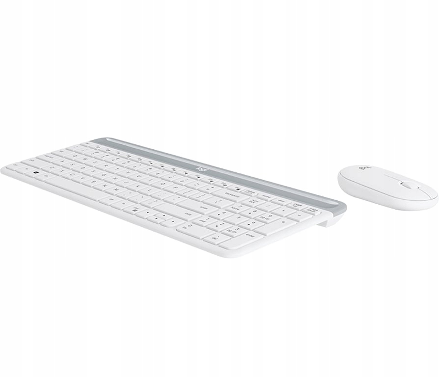 Klawiatura Bezprzewodowa Logitech + Mysz MK470 WHITE SLIM IDEALNA DO PRACY Kod producenta 920-009205