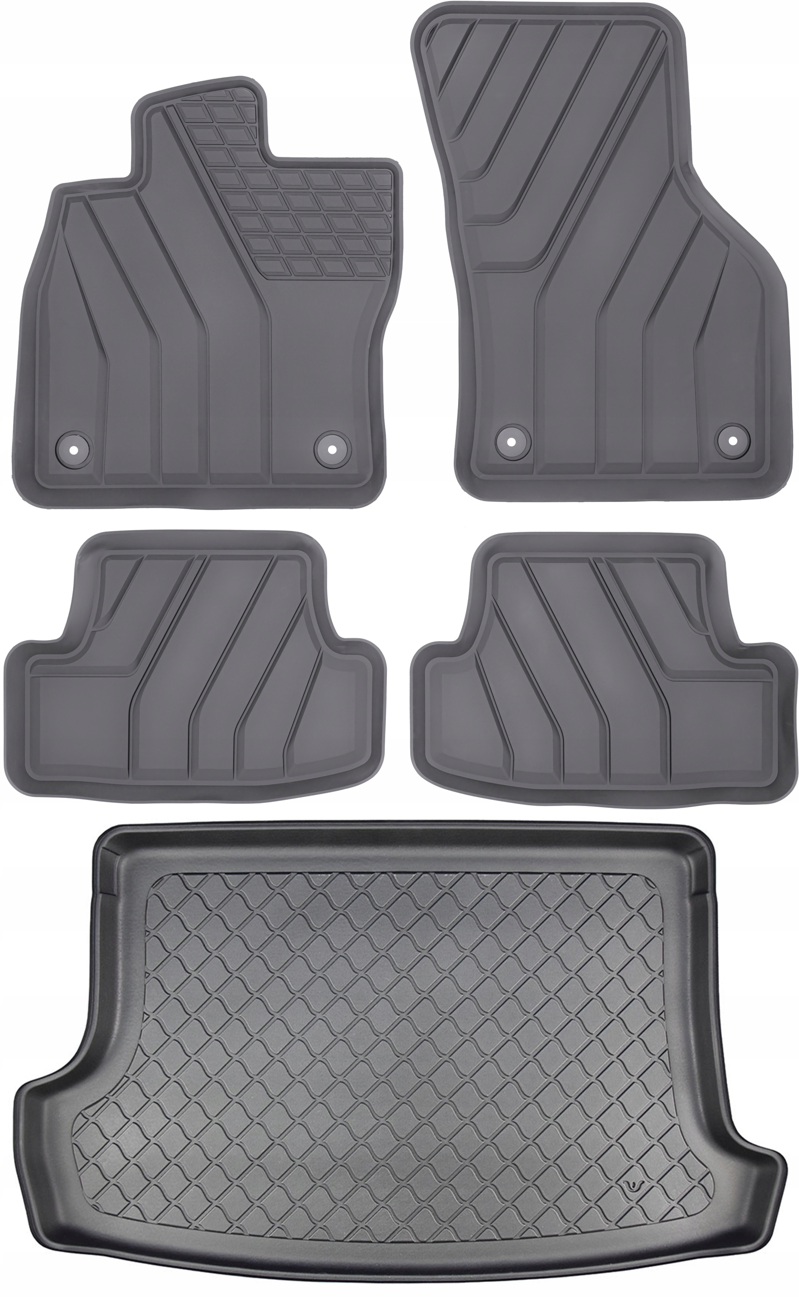 Volkswagen T-Roc Suv 5D 2017- Sada Gumové rohože rohož batožinového priestoru