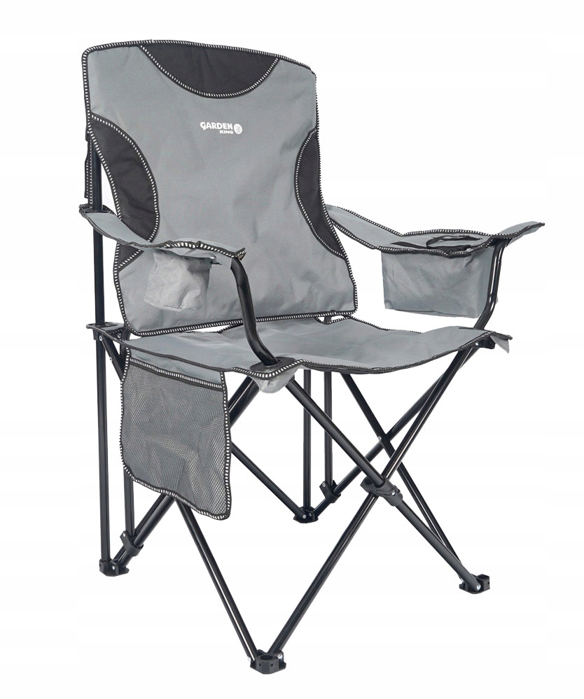 Krzesło kempingowe składane Kool z praktyczną torbą kieszeń termiczna