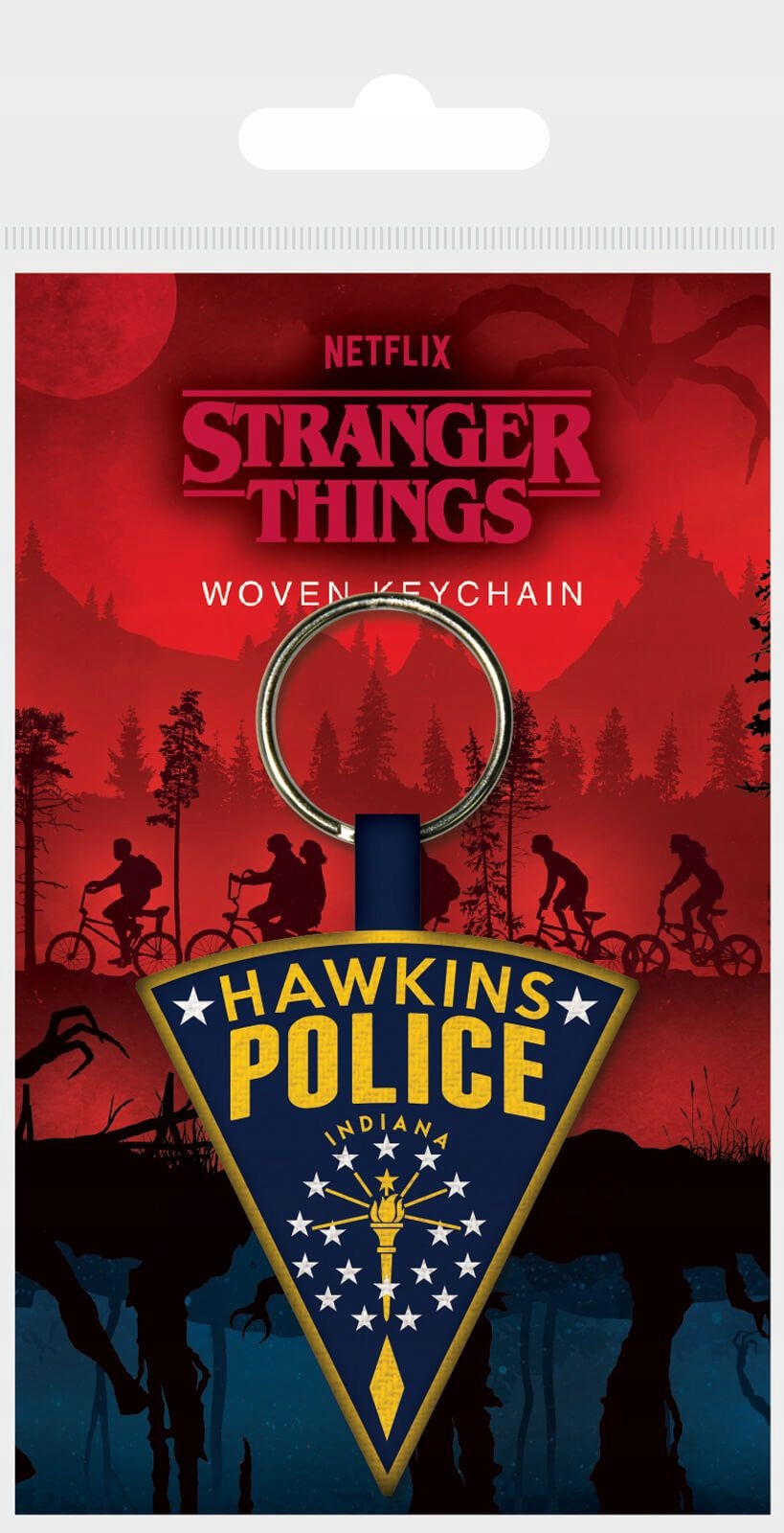 

Tkany brelok Stranger Things Hawkins Police