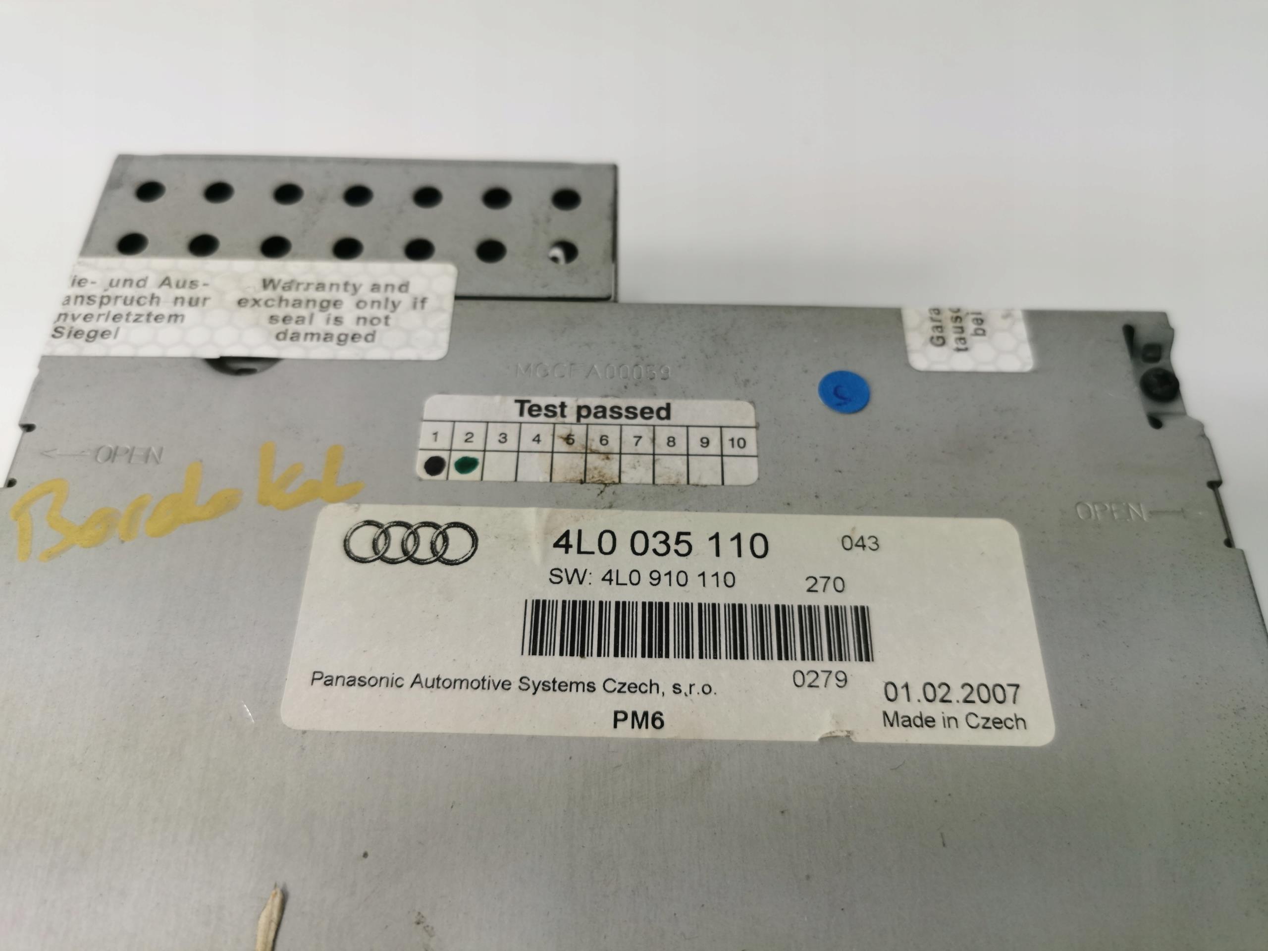 changer PLYT CD AUDI Q7 4L 4L0035110
