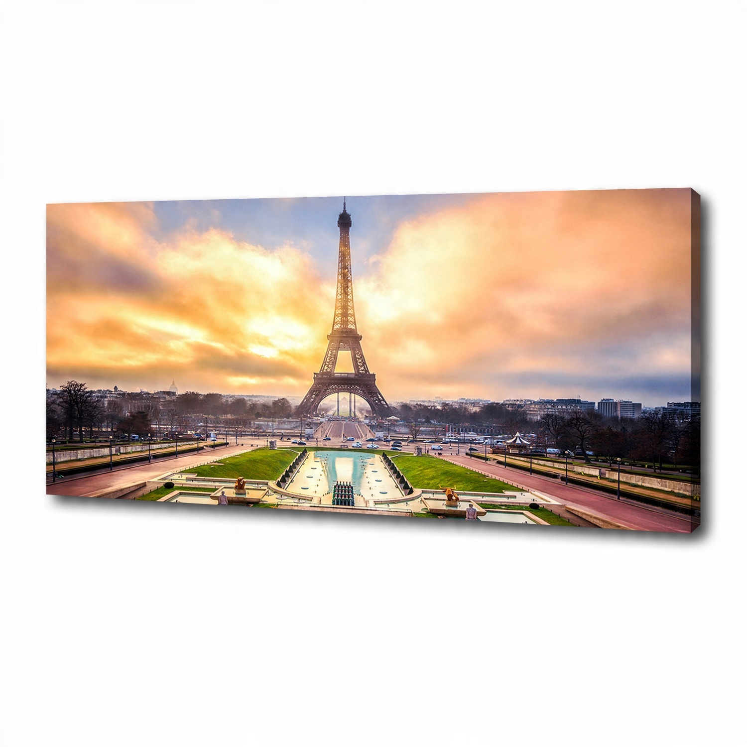 

Foto obraz na płótnie Wieża Eiffla Paryż 125x50 cm