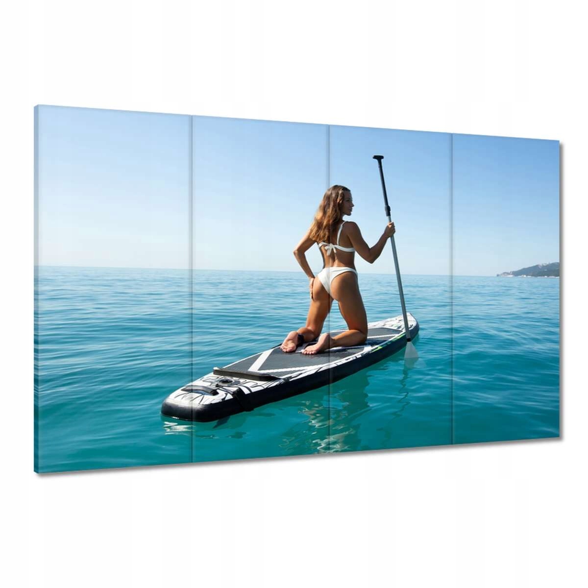 Obrazy 120x80 Deska sup a dívka