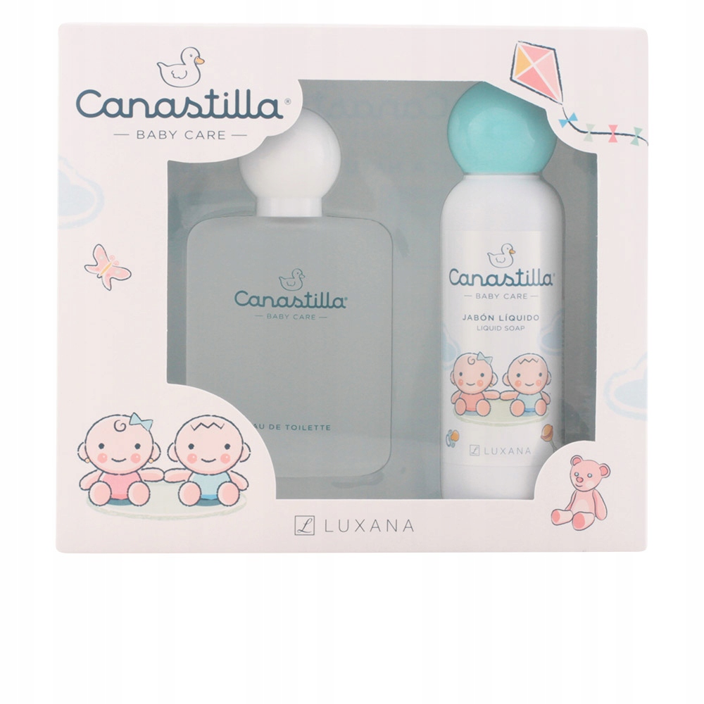Canastilla Sada pro miminka Toaletní voda 100 ml Tekuté mýdlo 150 ml