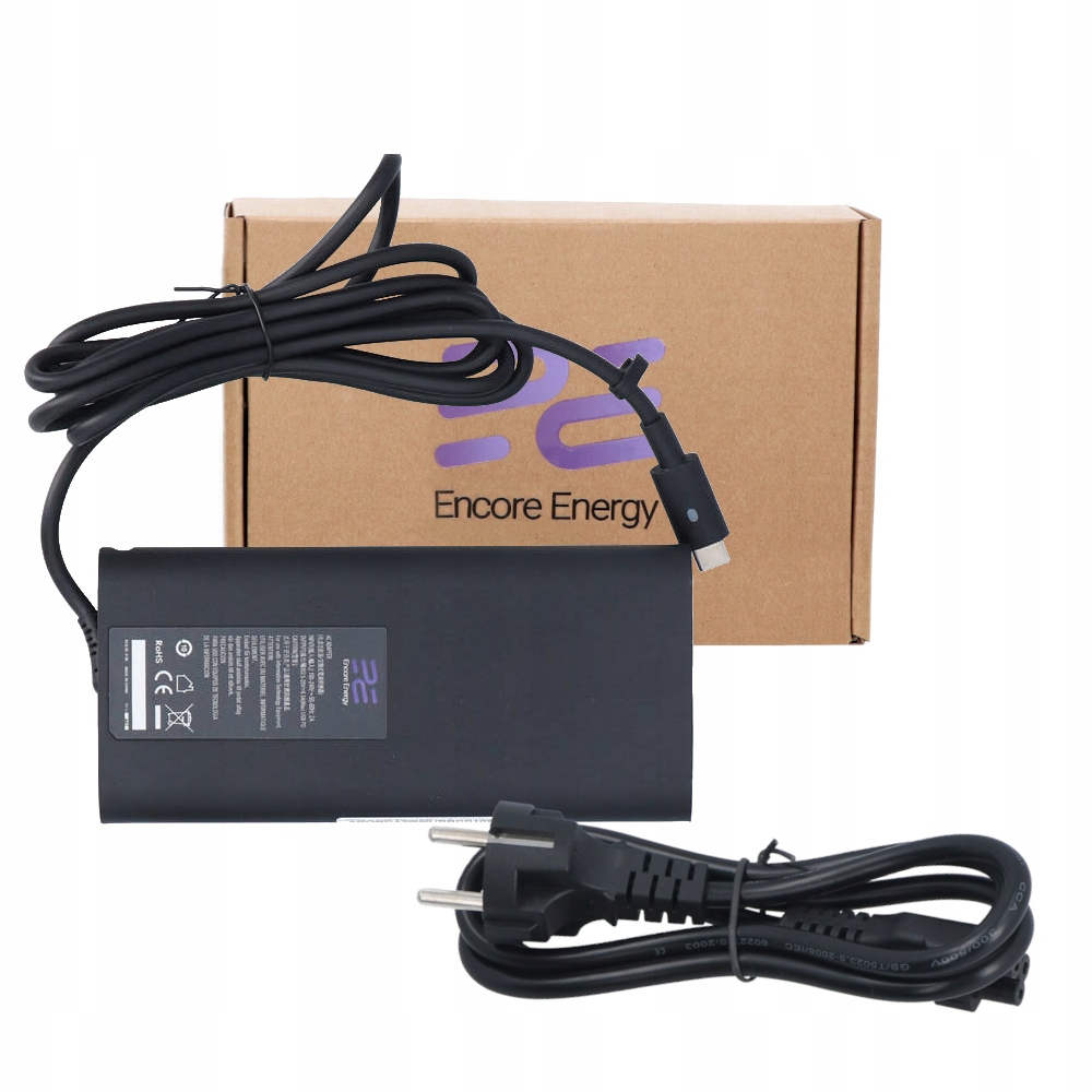Zasilacz ładowarka do Laptopa 130W Usb-c uniwersalny kabel Encore Energy