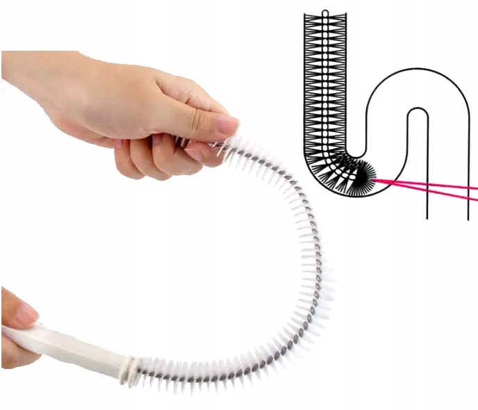 SZCZOTKA UDRAŻNIA ODPŁYW BEZ CHEMII ! usuwa włosy Marka inna