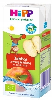 HiPP Jabłka z wodą źródlaną BIO, 200ml