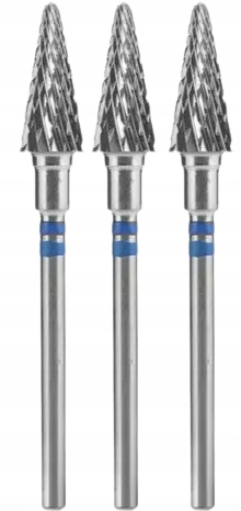 3 x Fréza ze slinutého karbidu pro leváky Průměr kužele 6 mm Staleks
