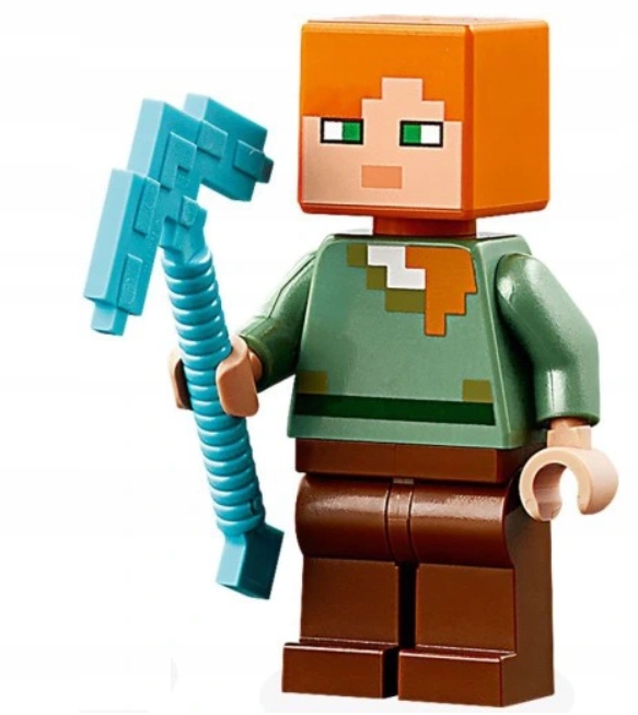 

Minifigurka min017 k Lego Minecraft Alex kilof