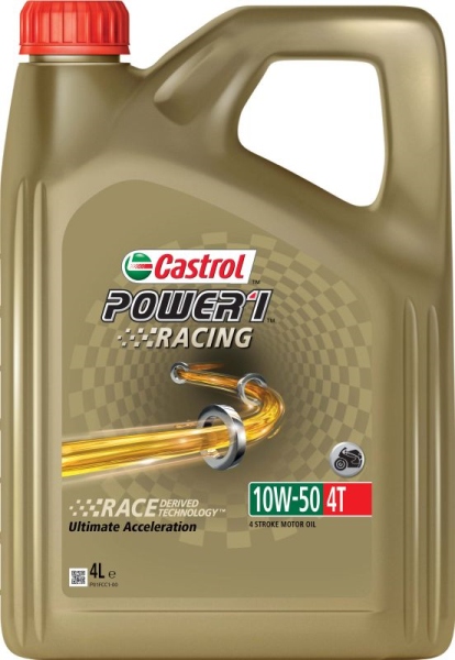 OLEJ CASTROL 10W50 4L POWER 1 RACING 4T / MOTOCYKLE