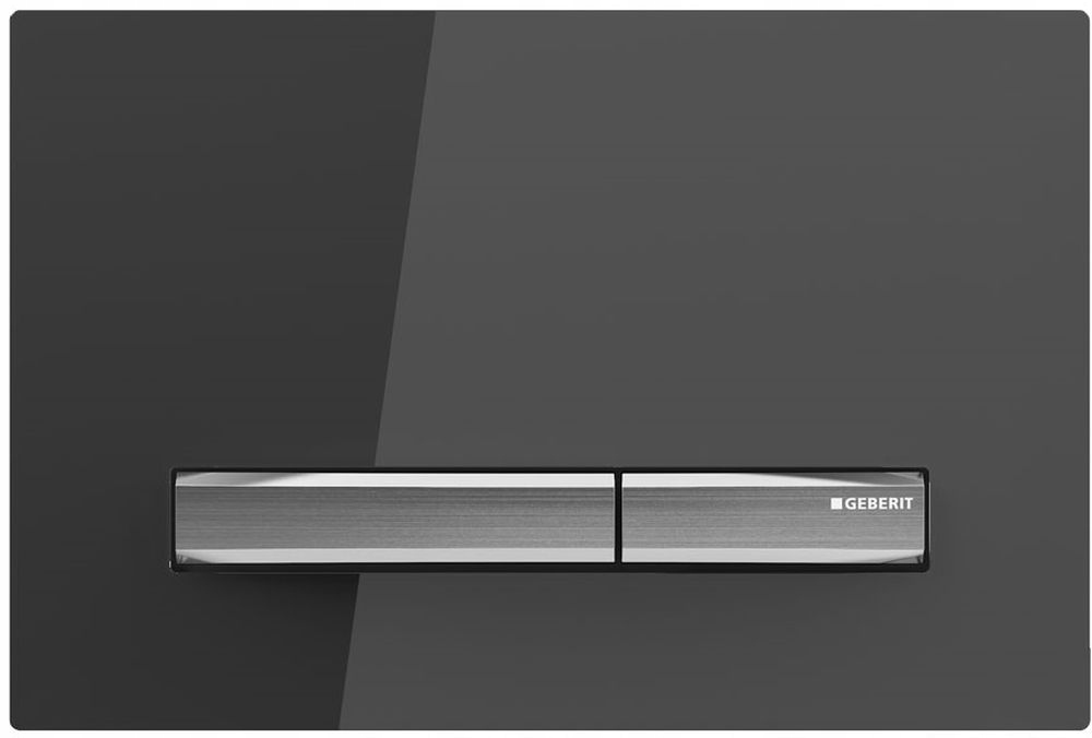 Sigma50 Tlačítko pro spuštění chromu sklo Geberit 115.788.SD.2