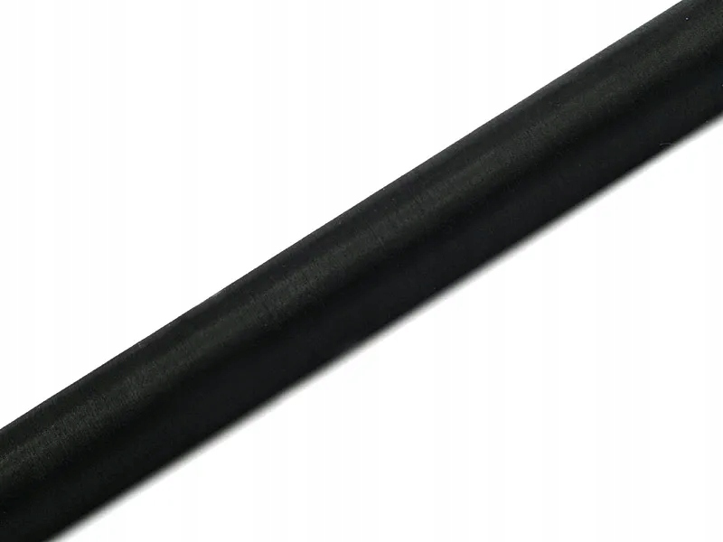 

Czarna Organza gładka bieżnik 0,36x9