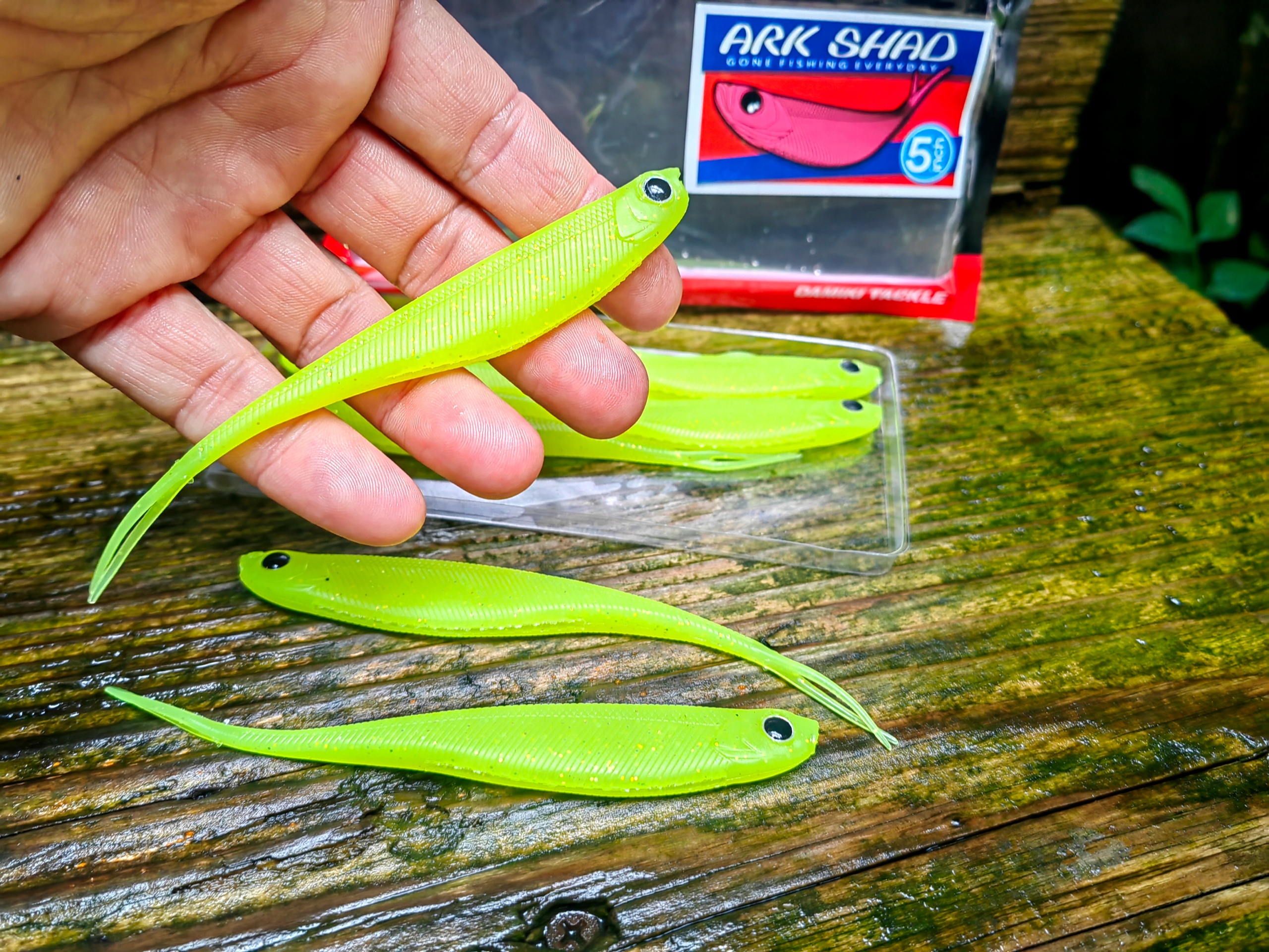 8 szt. Jaskółka Ark Shad 12,7cm killer na sandacze