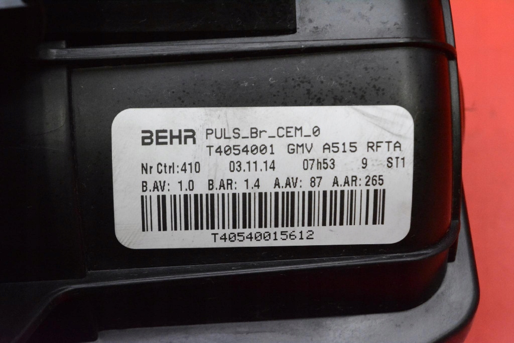 riscaldamento VENTOLA BOCCHETTE EU T4054001 CITROEN C4 CACTUS 1 e 14-17