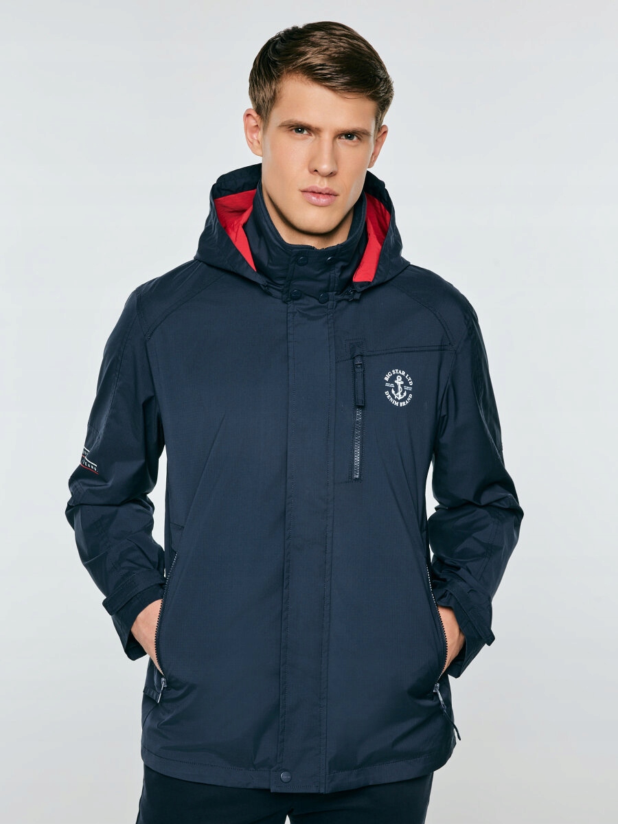 Big Star Pánská větrovka Dalary modrá 403 L