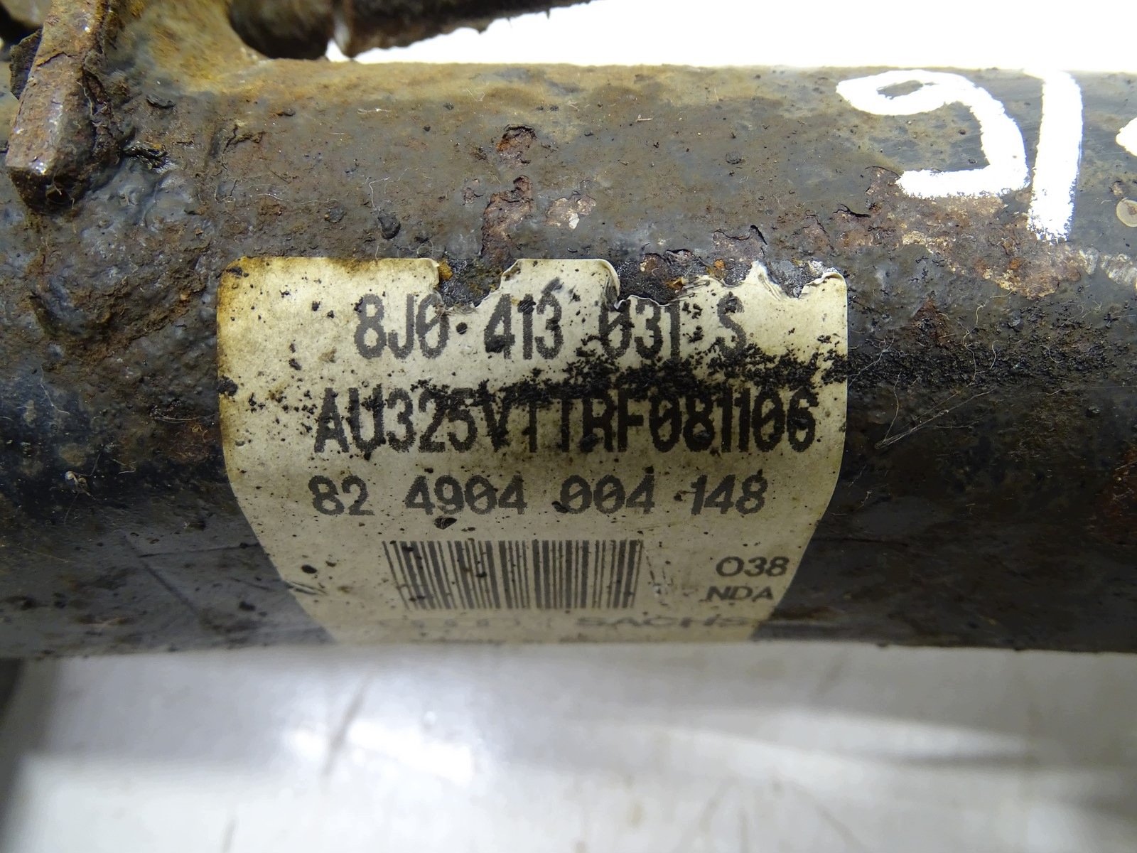 swing McPherson shock absorber left front AUDI TT 8J 8J0407257D 2.0 TFSI