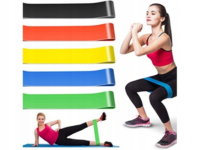 GUMY OPOROWE DO ĆWICZEŃ TAŚMY TRENINGOWE FITNESS