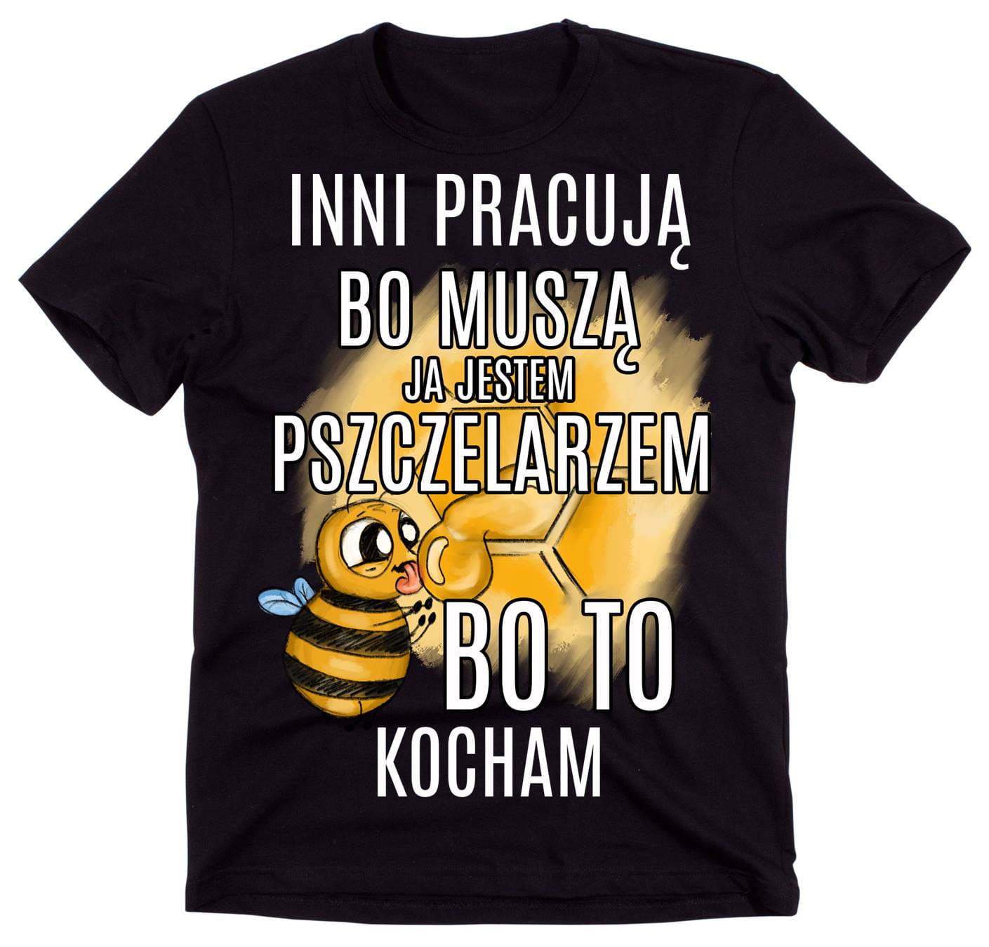 

Koszulka dla pszczelarza z pszczołą roz L