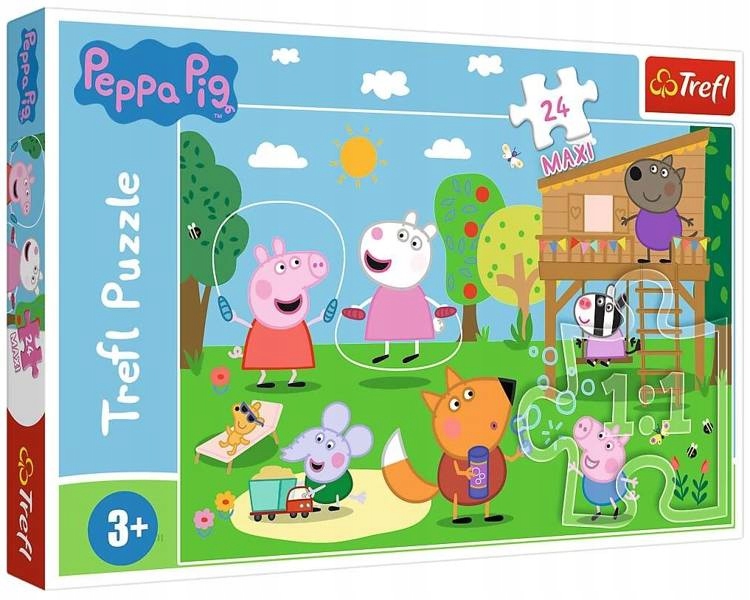 

Trefl Puzzle Maxi 24 El Świnka Peppa Zabawy 14342