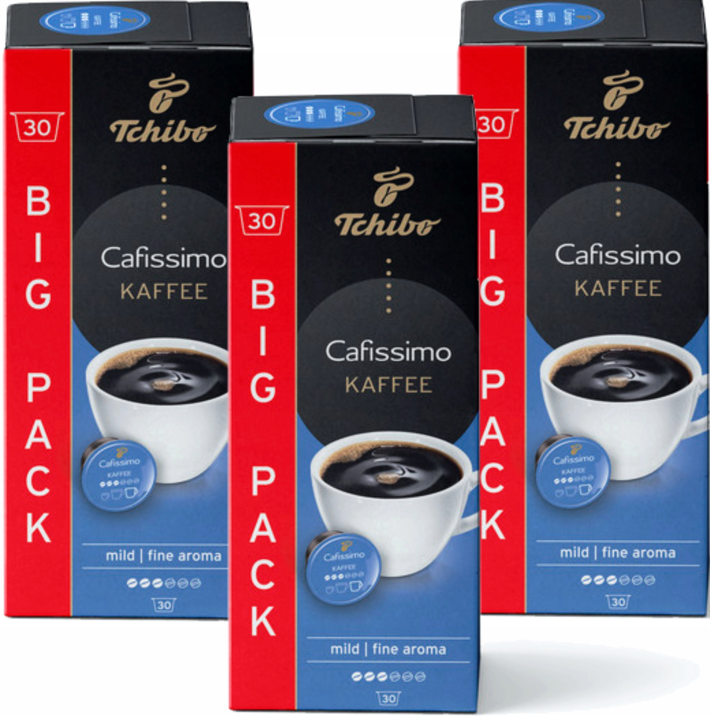 Levně Káva Tchibo Cafissimo Kaffee Mild 90 kapslí