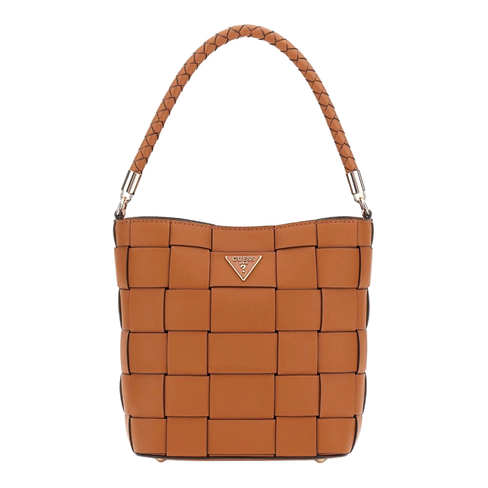 Guess Hnědá dámská kabelka Maylee Bucket