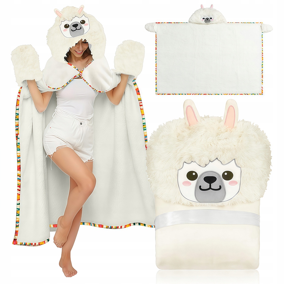 Plyšová deka, teplá deka do bytu, přehoz na pohovku, Dárek