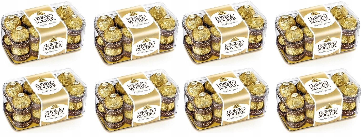 8x 200g Ferrero Rocher praliny bombonierka Karton