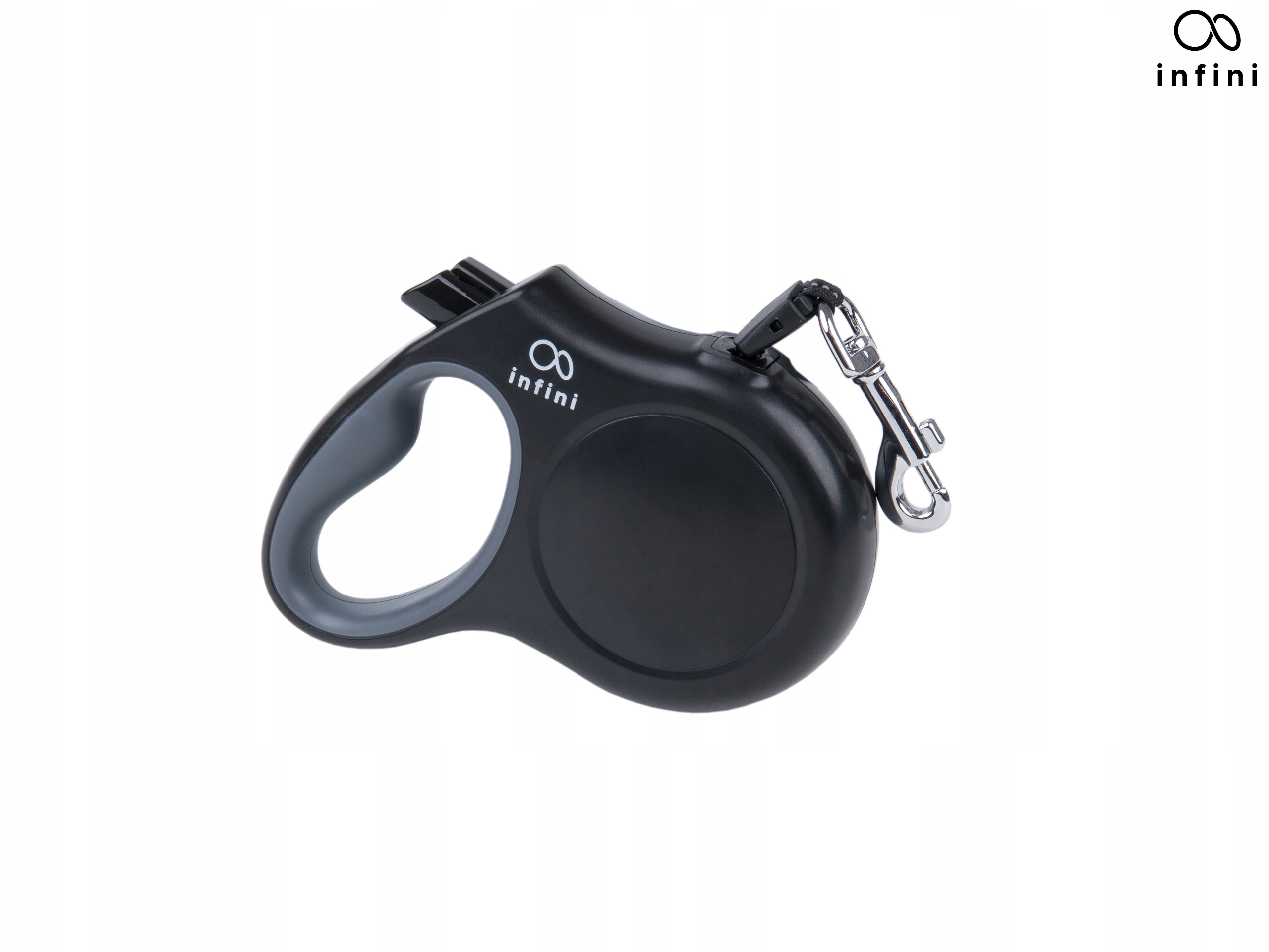 

Smycz automatyczna Infini rozm. XL 5m 50kg Czarny