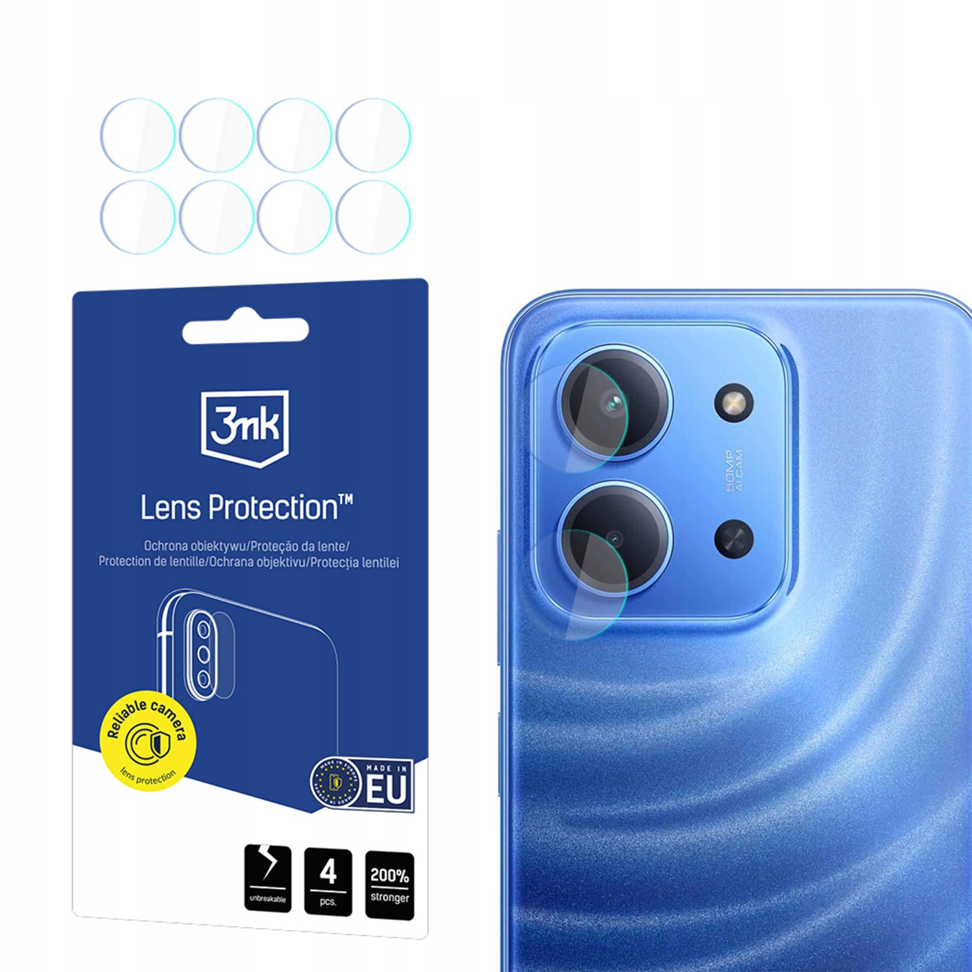 Szkło na obiektyw aparatu 3mk Lens Protection Xiaomi Redmi 15C 3mk